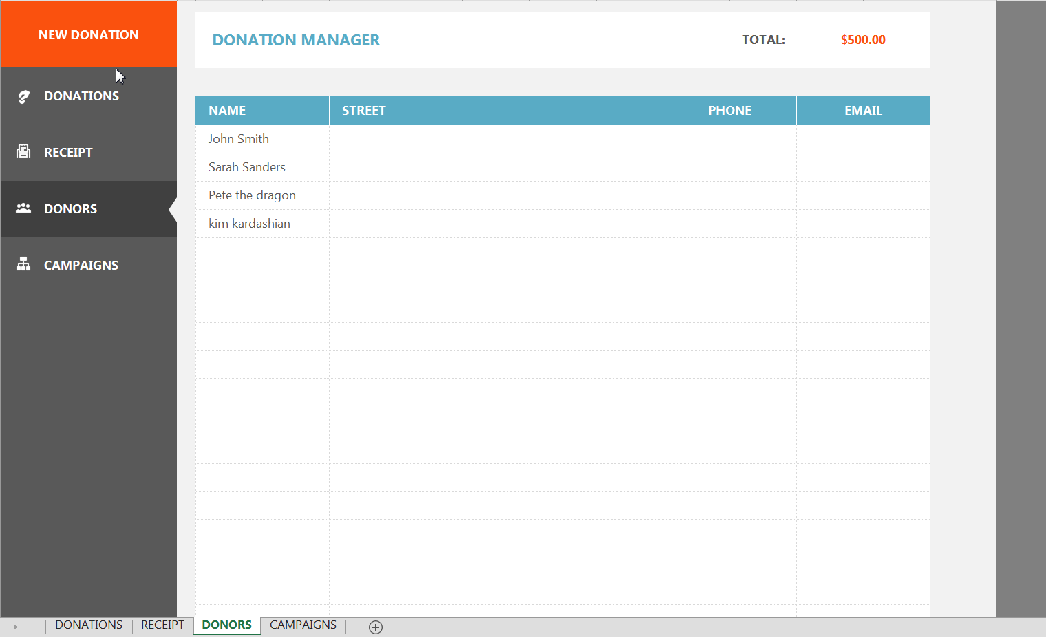 donor-tracking-spreadsheet-donor-management-excel