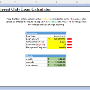 7 year interest only mortgage calculator